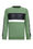 Jungen-Langarmshirt mit Colourblock-Design, Armeegrün