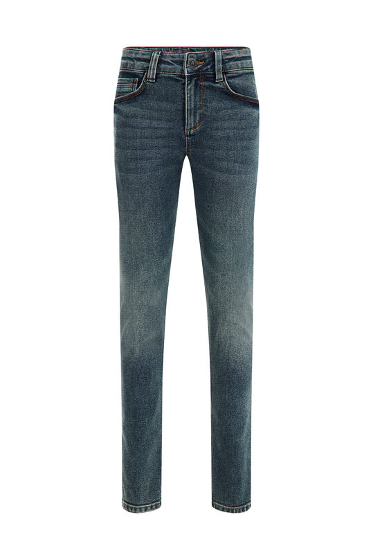 Jungen-Slim-Fit-Jeans, Graublau