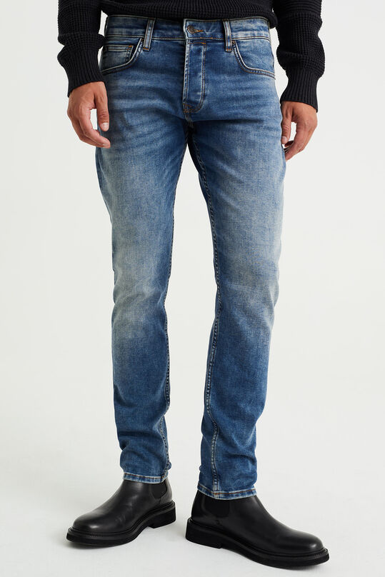 Herren-Slim-Fit-Jeans aus Jog-Denim, Blau