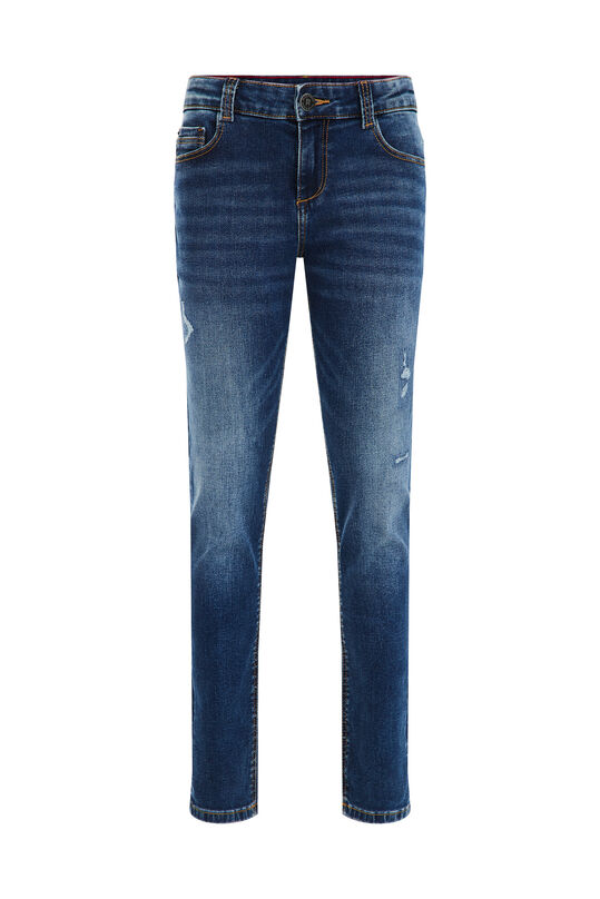 Jungen-Slim-Fit-Jeans, Marineblau