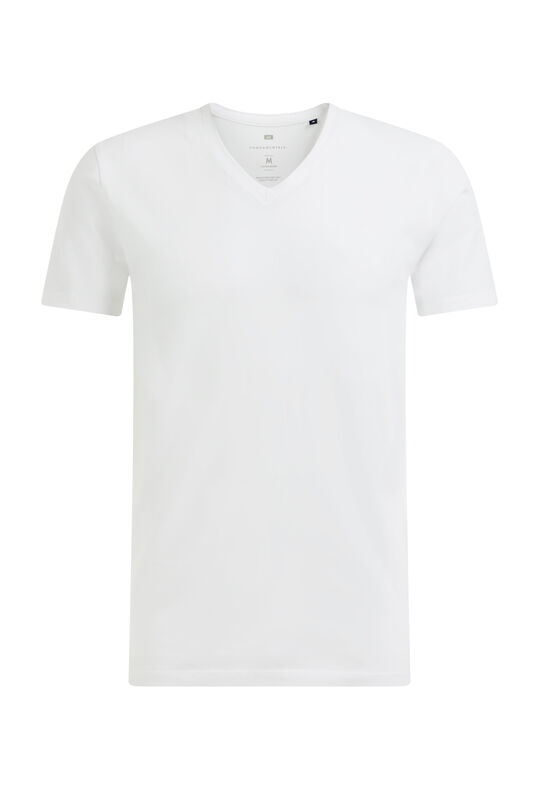Herren-Basic T-shirt, Weiß