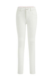 Mädchen-Superskinny-Jeans mit Stretch, Weiß