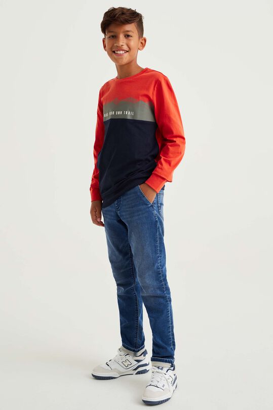 Jungen-Regular-Fit-Jeans , Marineblau