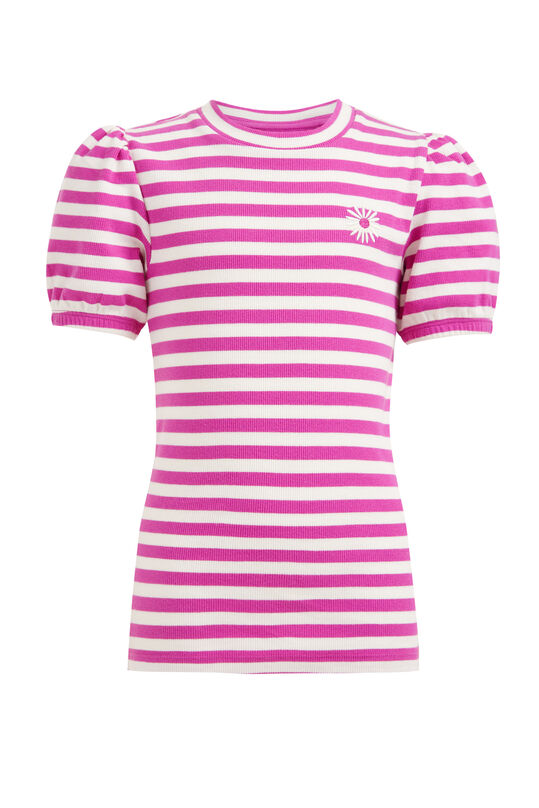 Mädchen-T-Shirt mit Muster, Rosa