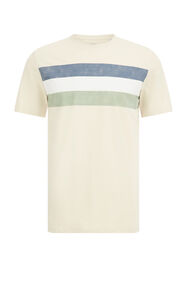 Herren-T-Shirt mit Aufdruck, Naturfarben