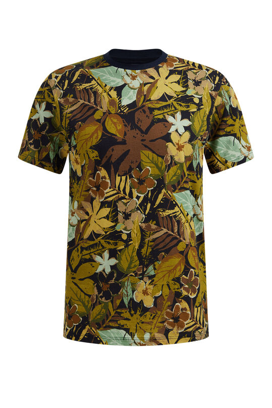 Herren-T-Shirt mit Muster, Mehrfarbig