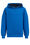 Jungen-Sweatshirt mit Strukturmuster, Kobaltblau