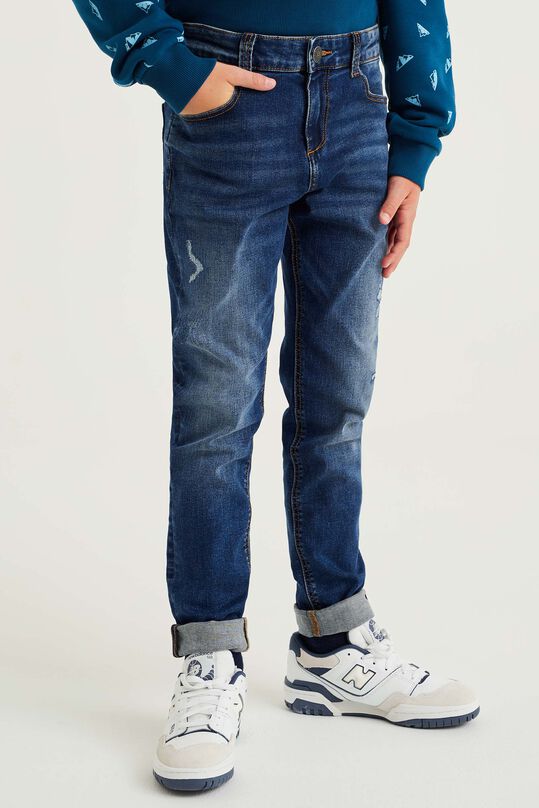 Jungen-Slim-Fit-Jeans, Marineblau