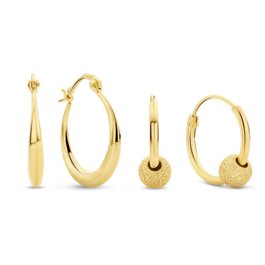 Damen Ear Party,Geschenkset,Ohrringe Selected Jewels, Gold