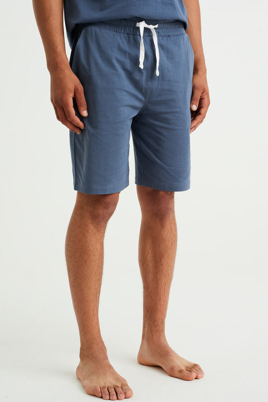 Pyjama-Shorts für Männer, Eisblau