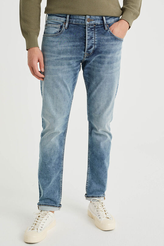 Herren-Slim-Fit-Jeans aus Jog-Denim, Hellblau
