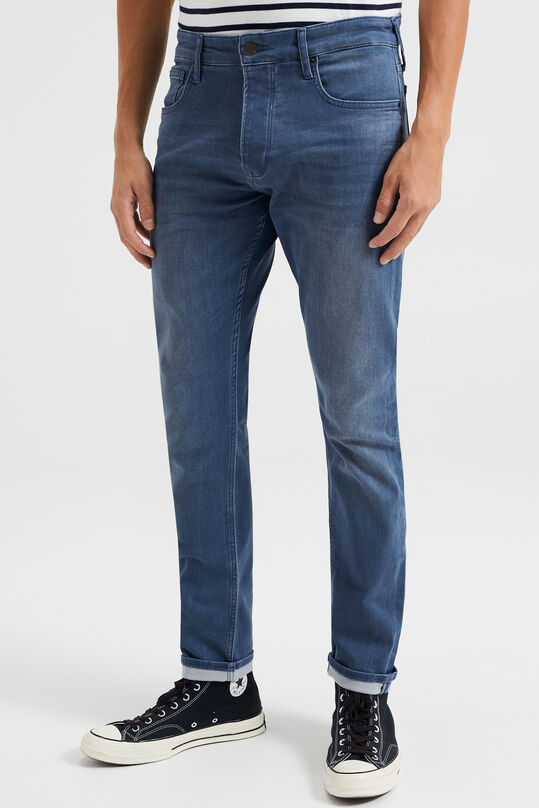 Herren-Slim-Fit-Jeans aus Jog-Denim, Blau