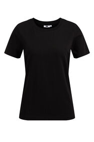 Damen T-Shirt aus Bio-Baumwolle, Schwarz