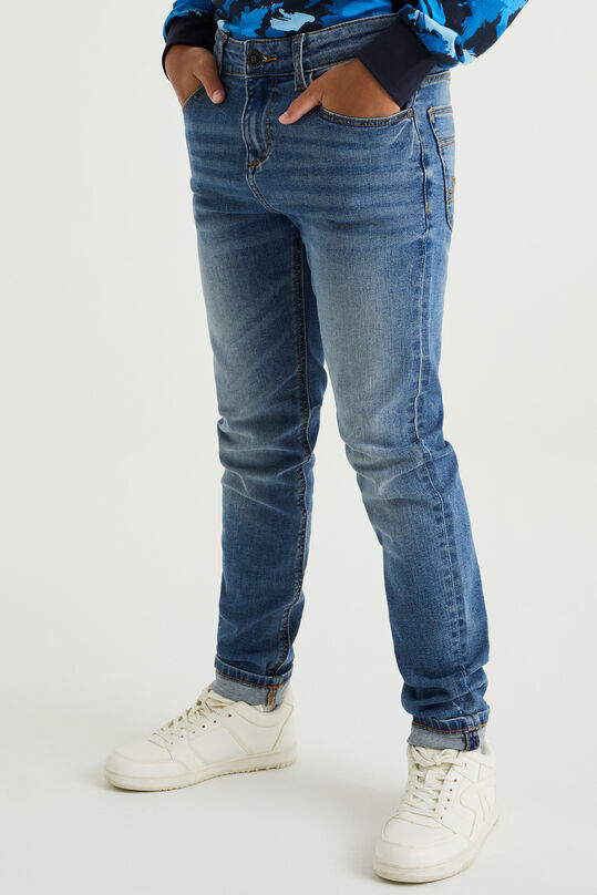 Jungen-Regular-Fit-Jeans , Blau