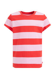 Mädchen-T-Shirt mit Muster, Rot