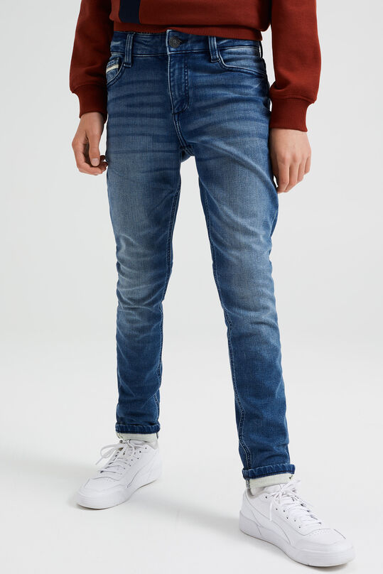 Jungen-Slim-Fit-Jeans mit Stretch, Blau