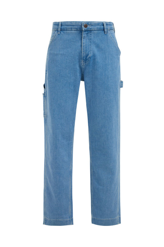 Herren-Straight-Fit-Jeans mit Komfort-Stretch, Hellblau