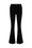 Damen-Cordhose mit ausgestelltem Bein, Schwarz