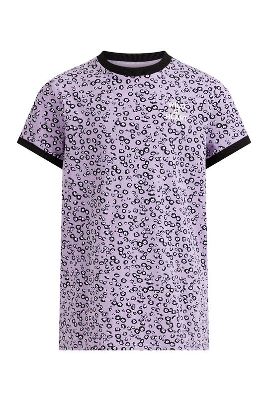 Mädchen-T-Shirt mit Muster, Zartlila