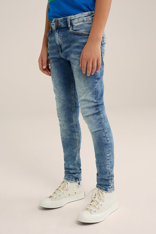 Skinny-Fit-Jeans für Jungen mit Stretch, Hellblau