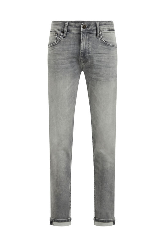Herren-Skinny-Fit-Jeans aus Jog-Denim, Hellgrau