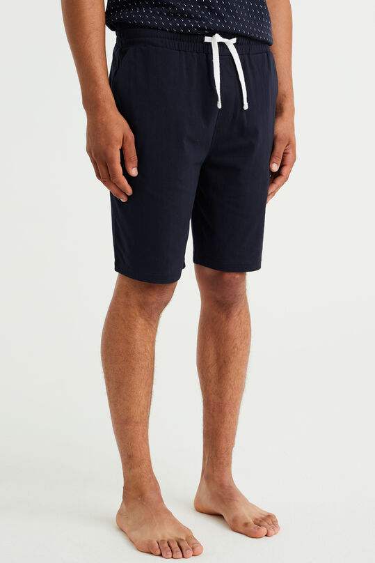 Pyjama-Shorts für Männer, Dunkelblau