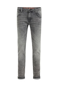 Jungen-Slim-Fit-Jeans aus Jog-Denim, Grau