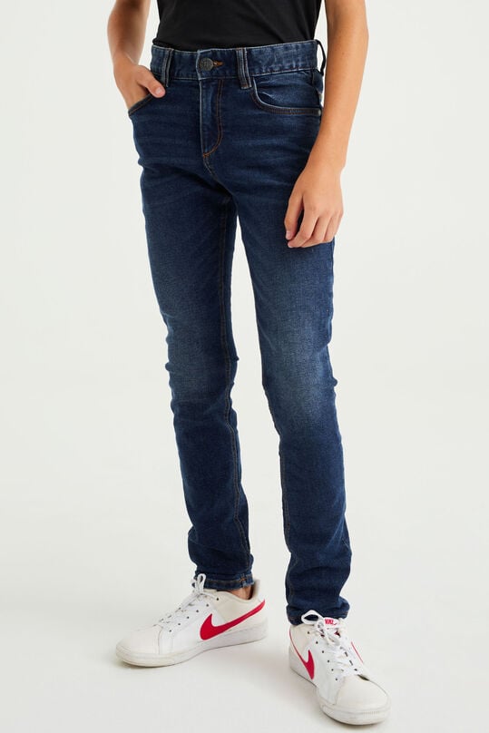 Skinny-Fit-Jeans für Jungen mit Stretch, Knallblau