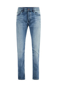 Herren-Slim-Fit-Jeans aus Jog-Denim, Graublau