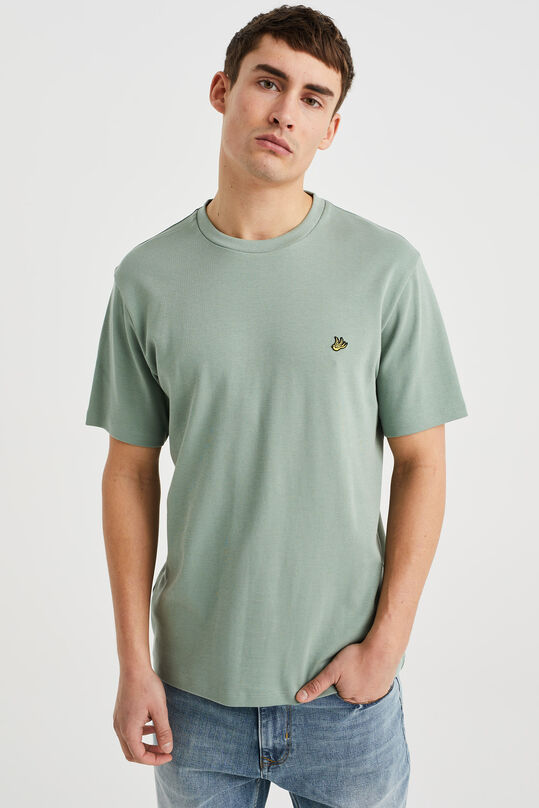 Herren-T-Shirt mit extra langem Schnitt, Olivgrün