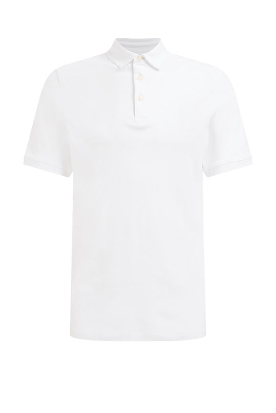 Herren-Poloshirt, Weiß