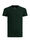 Jungen-Basic-T-Shirt mit V-Ausschnitt, Dunkelgrün