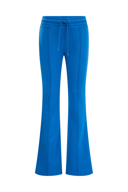Mädchenhose mit ausgestelltem Hosenbein, Blau