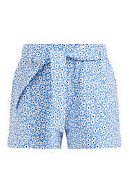 Mädchen-Shorts mit Muster, Hellblau