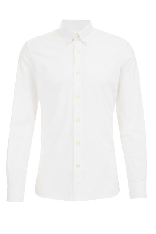Herren-Slim-Fit-Hemd, Weiß