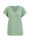 Damen-T-Shirt mit Strukturmuster, Mintgrün