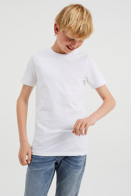Jungen-T-Shirt, 3er-Pack, Weiß