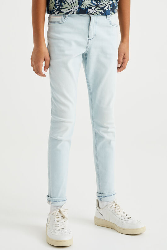 Jungen-Slim-Fit-Jeans mit Stretch, Eisblau
