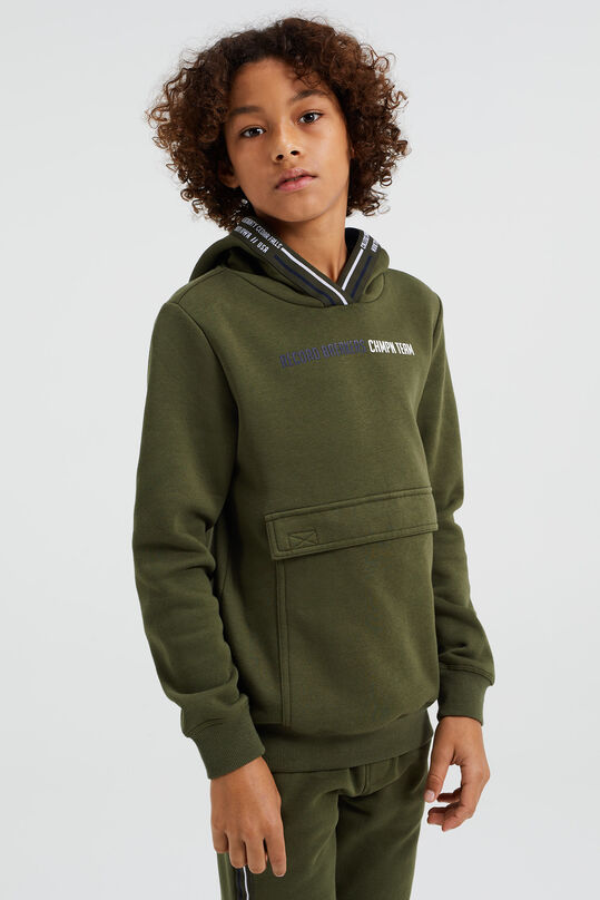 Jungen-Sweatshirt mit Aufdruck, Grün