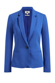 Taillierter Stretch-Jersey-Blazer, Eisblau