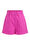 Mädchen-Shorts mit Lochstickerei, Leuchtend rosa