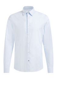 Herren-Slim-Fit-Hemd mit Muster, Hellblau