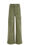 Mädchen-Cargohose mit weitem Bein, Armeegrün
