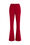 Damenhose mit ausgestelltem Bein, Rot