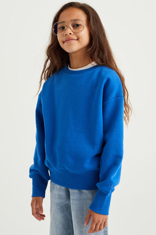 Mädchen-Sweatshirt, Blau