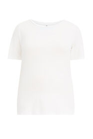 Damen-T-Shirt – Curve, Weiß