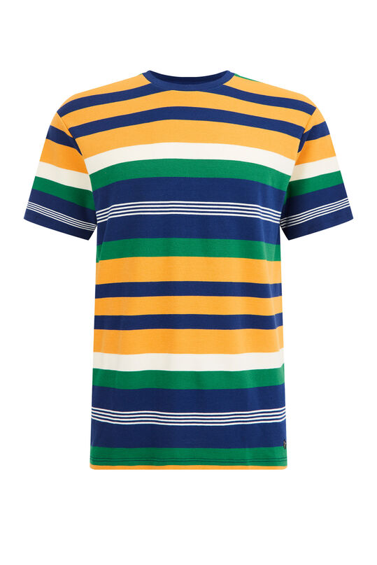 Herren-T-Shirt mit Muster, Mehrfarbig