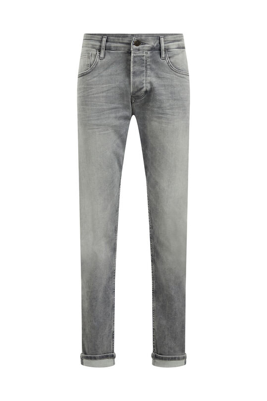 Herren-Slim-Fit-Jeans aus Jog-Denim, Hellgrau