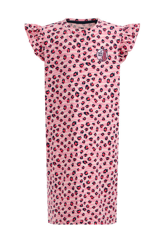 Mädchen-Nachthemd mit Muster, Hellrosa