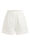 Mädchen-Shorts mit Lochstickerei, Weiß